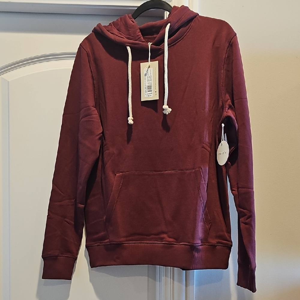 Pact Women's Burgundy Hoodie Sweater